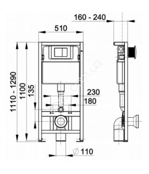 Инсталляция Armatura Victoria 1680-010-010