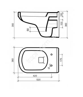 Набор инсталляция Armatura Mero Water Clean 1685-011-034