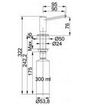 Дозатор Franke 119.0155.993