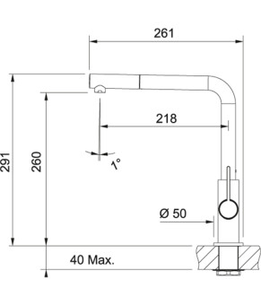 Смеситель Franke Neptune Evo 115.0373.944