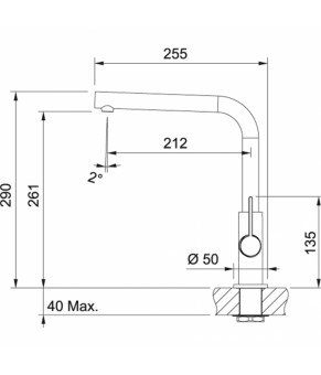 Смеситель Franke Neptune Evo 115.0373.930