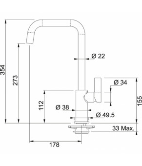 Смеситель Franke Elegance 115.0296.801