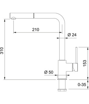 Смеситель Franke Sirius 115.0476.760