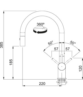 Смеситель Franke Active Neo 115.0373.961