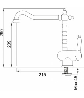 Смеситель Franke Old England 115.0028.205