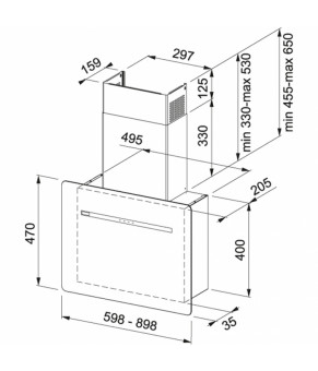 Вытяжка Franke Smart FSFL 605 BK 330.0489.611