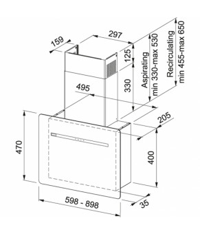 Вытяжка Franke Smart FSFL 905 BK 330.0489.612