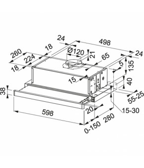 Вытяжка Franke Smart FSM 601 BK/GL 315.0489.958