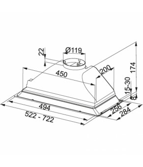 Вытяжка Franke Box FBI 722 XS LED 305.0518.701