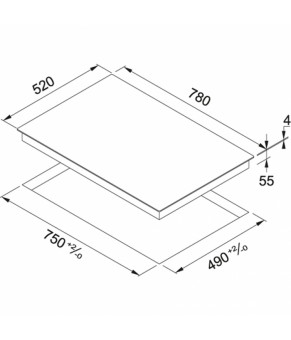 Варочная поверхность Franke Smart FHSM 804 4I 108.0492.717