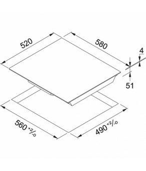 Варочная поверхность Franke Smart FHSM 604 4I 108.0492.680