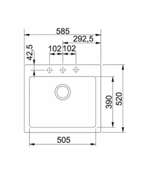 Кухонная мойка Franke Maris MRG 610-58 114.0565.125