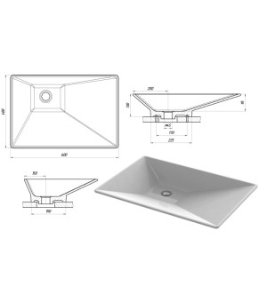 Умывальник Snail Капелла R 120T302