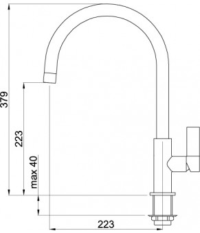 Кухонный смеситель ELLECI BRIDGE BRIDGE WHITE 96
