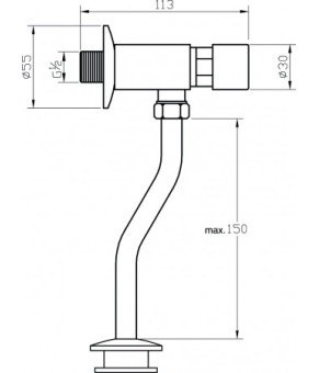Кран для писсуара VALVEX URIVEX 2452950