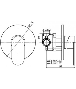Смеситель Valvex TUBE 2454870