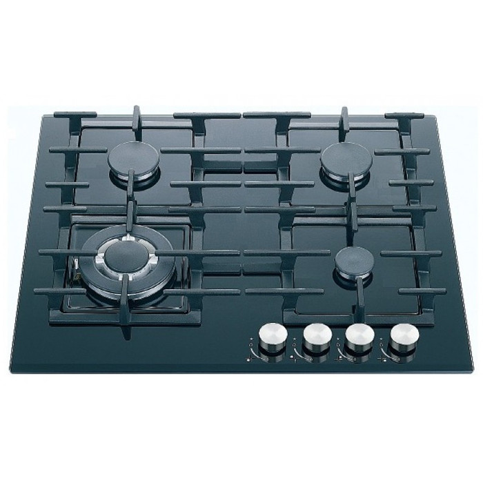 Варильна поверхня газова Fabiano FHG 14-44 GH-T Black Glass