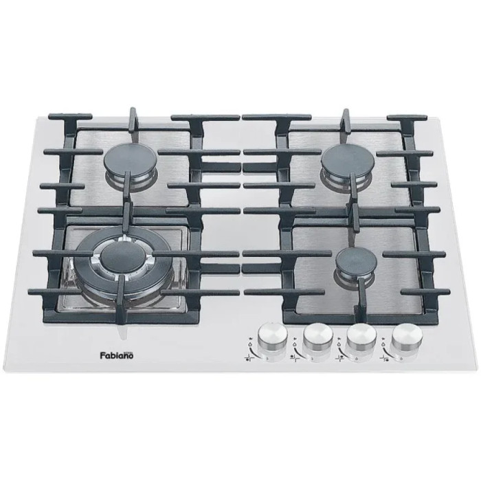 Варильна поверхня газова Fabiano FHG 1444 VGHT White glass 8111.405.0269