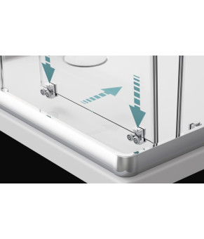 Душевая кабина Radaway Premium Plus E 1900 100х80 30491-01-02N