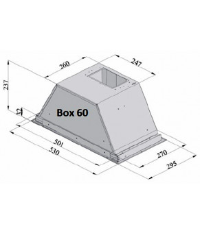 Вытяжка Fabiano Box 60 Inox 8104.504.0377