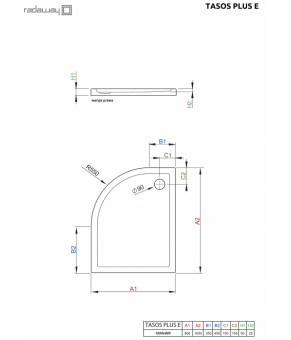 Поддон Radaway Tasos Plus E STE1086-30