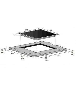 Варильна поверхня Fabiano FHG 24-44 GH-T Inox