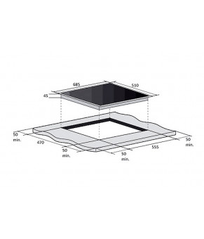 Варочная поверхность газовая Fabiano FHG-R 10-55 VGH-T Avena