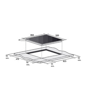 Варочная поверхность газовая Fabiano FHGR 2795 VGHT Ivory 8112.508.0332