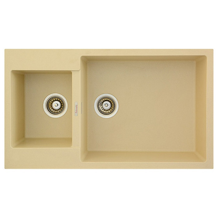 Кухонна мийка Fabiano Quadro 86x50x15 Cream