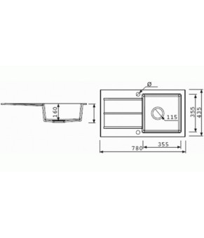 Кухонная мойка Marmorin Tama 390113001