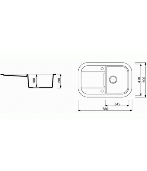 Кухонная мойка Marmorin Laver 510113011