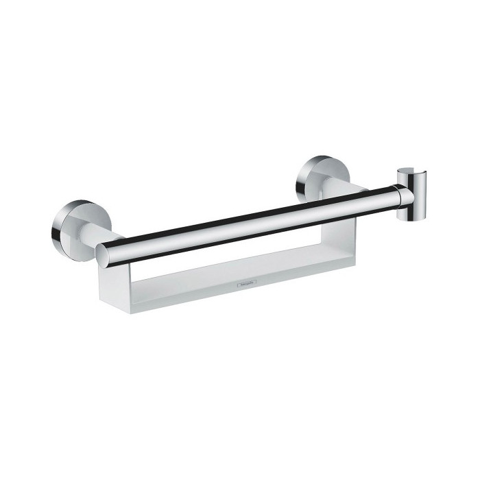 Поручень с полочкой и держателем для душа Hansgrohe Comfort 26328400