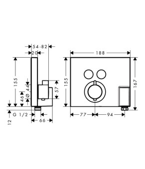 Термостат Hansgrohe Shower Select 15765000