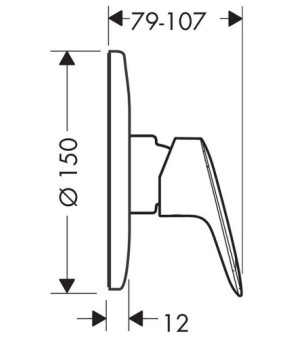 Смеситель Hansgrohe Logis 71666000