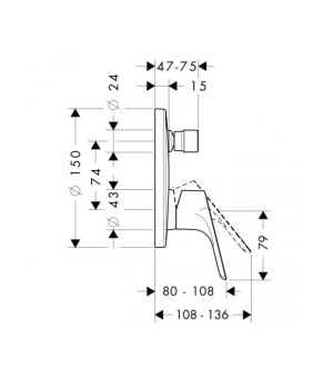 Смеситель Hansgrohe Focus 31945000