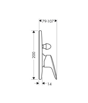 Смеситель Hansgrohe Logis 71409000