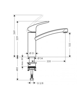Смеситель Hansgrohe Focus 31806000