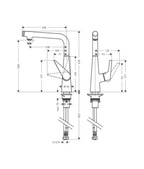Смеситель Hansgrohe Talis Select S 72820000