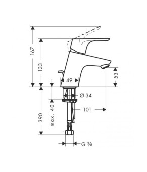 Смеситель Hansgrohe Focus 70 31730000