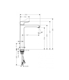 Смеситель Hansgrohe Metris 260 31082000
