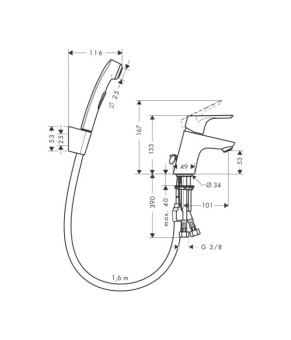 Смеситель Hansgrohe Focus 31926000