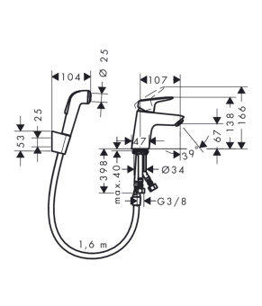 Смеситель Hansgrohe Logis 71290000