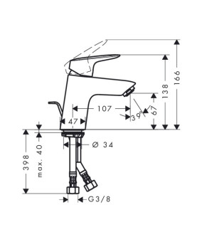 Смеситель Hansgrohe Logis 70 71070000