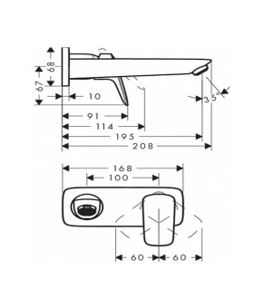 Смеситель Hansgrohe Logis 71220000