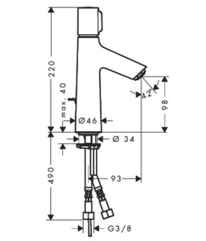 Смеситель Hansgrohe Talis Select S 72042000