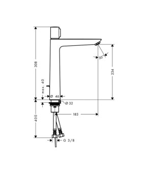 Смеситель Hansgrohe Talis Select E 71752000