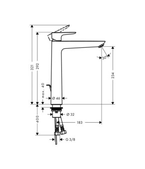Смеситель Hansgrohe Talis E 71716000