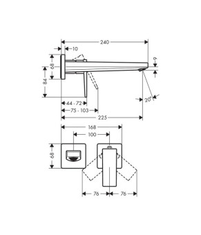 Смеситель Hansgrohe Metropol 32526000