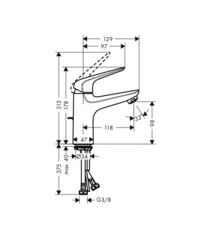 Смеситель Hansgrohe Novus 71030000