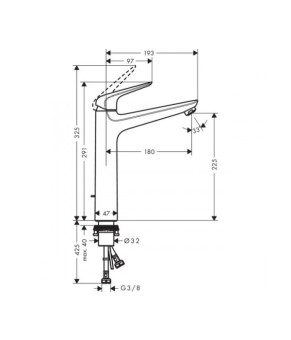 Смеситель Hansgrohe Novus 71123000